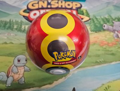 Pokeball con adesivi e 3 buste di espansione