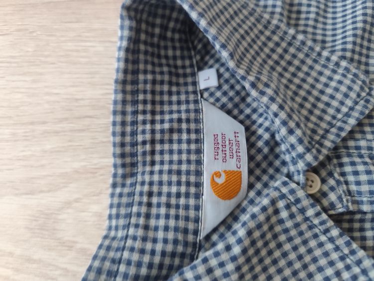 Koszula Carhartt w drobną kratkę rozmiar L obraz 4