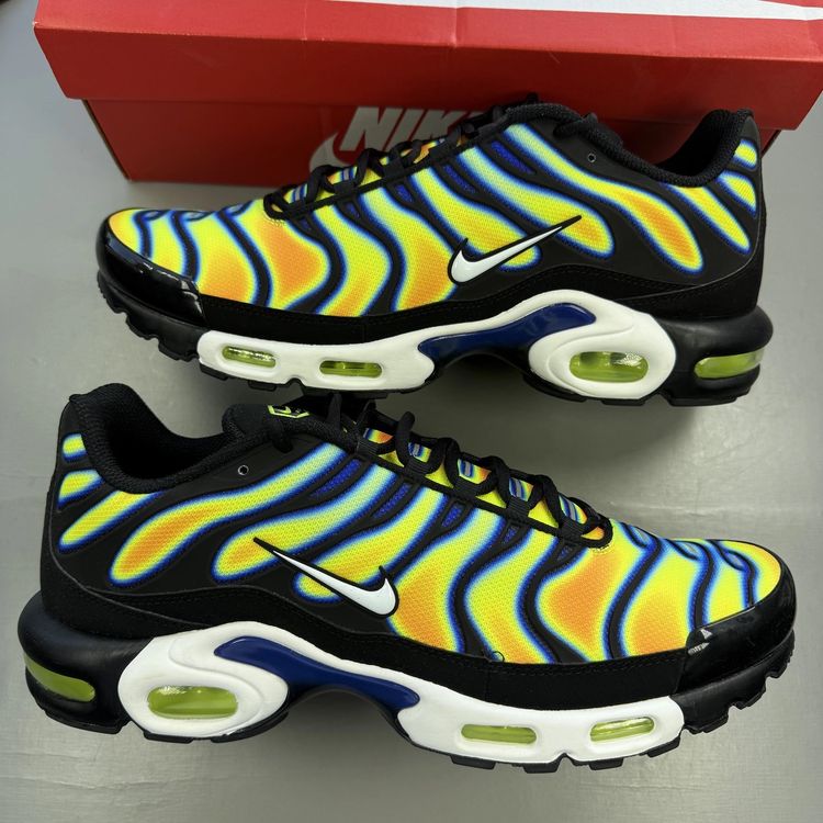 Nike Air Max Plus TN Size UK 11.5 Heat Map Black Yellow Mens Trainers IH4458-001 image 1