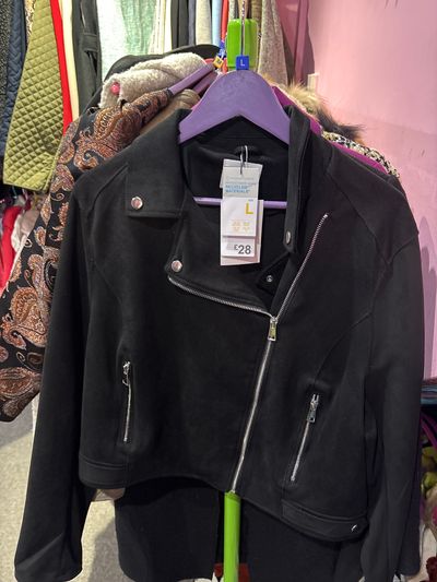 Black Jacket suede primark