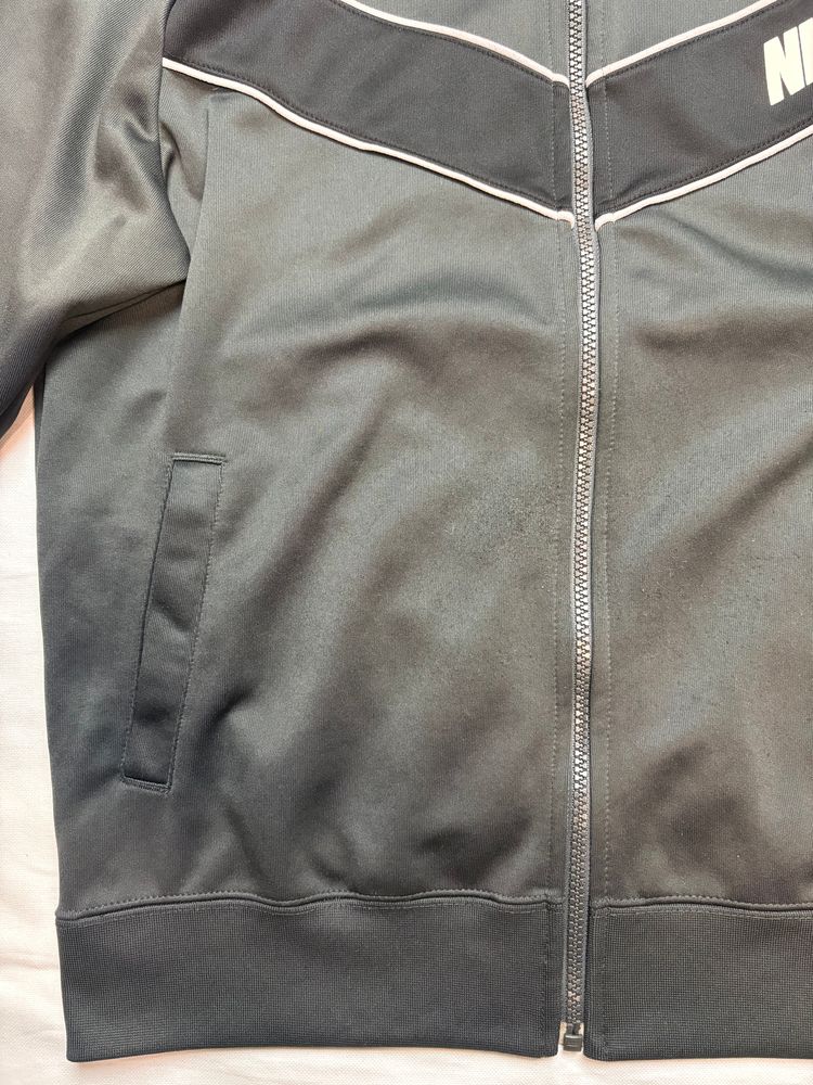 Nike Black And Grey Zip-Up Jacket 5