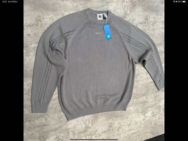 Adidas Grey Sweater Oversized Mens large / XL available 
