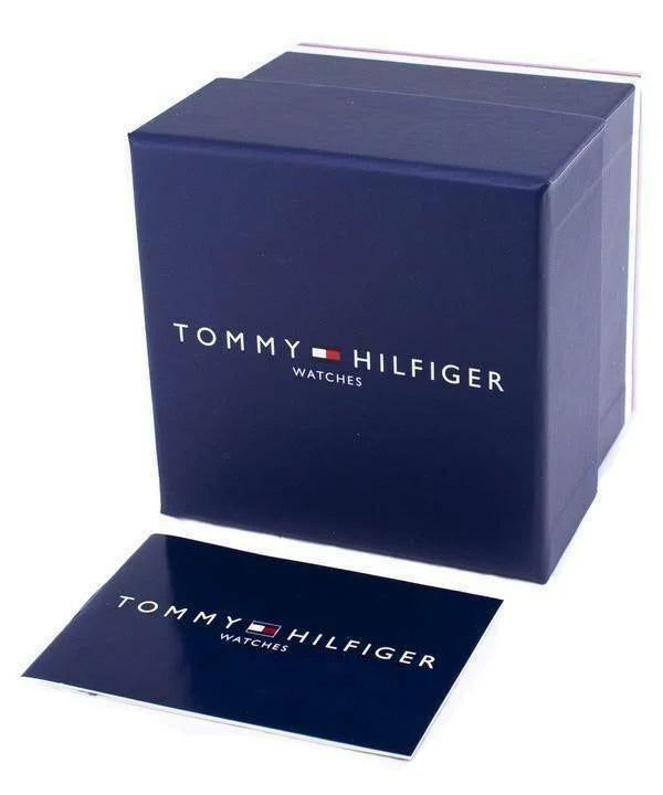 Tommy Hilfiger 1791399 Brown Leather Strap With Blue Dial Watch For Men image 4