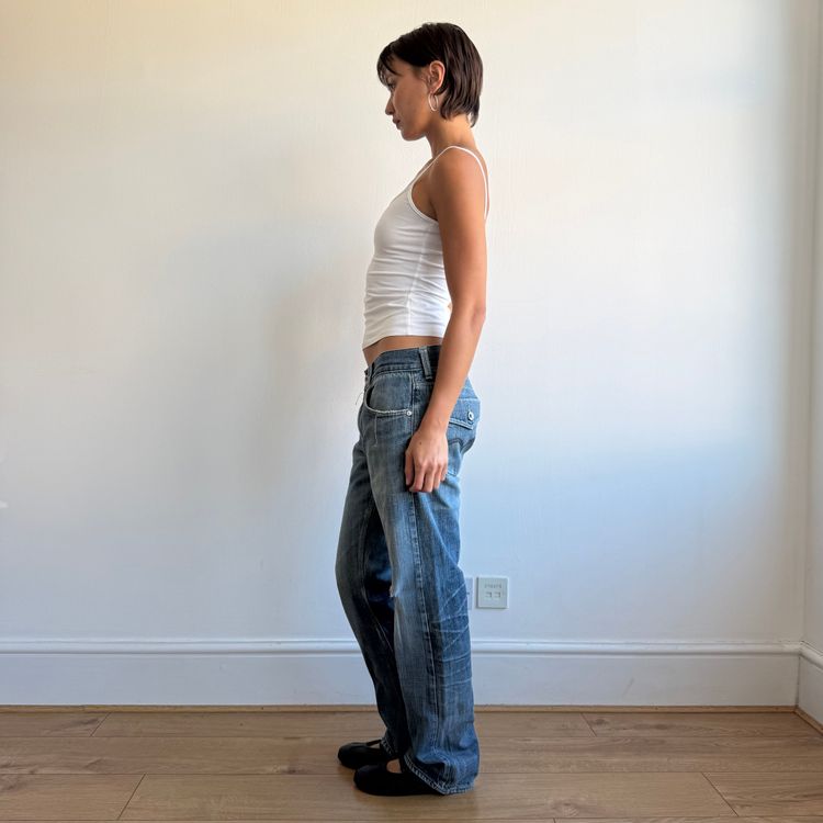 Levi’s ripped knee jeans - Size 33x32 obraz 5