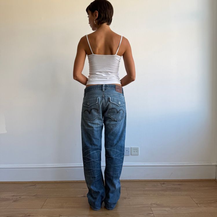 Levi’s ripped knee jeans - Size 33x32 obraz 8