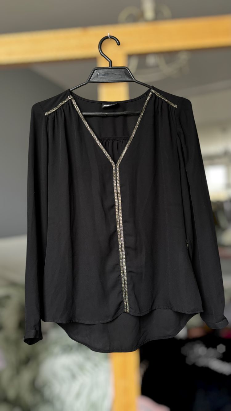 Black Long Sleeve blouse  S 