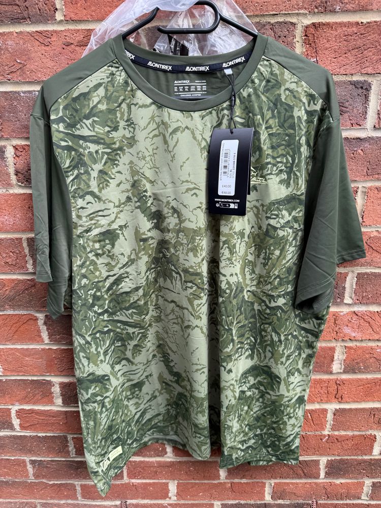Montrix Green Camo Short Sleeve Shirt