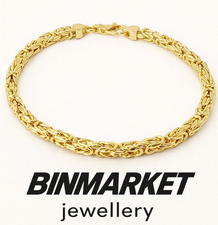 Splot królewski 925+18k gold plated