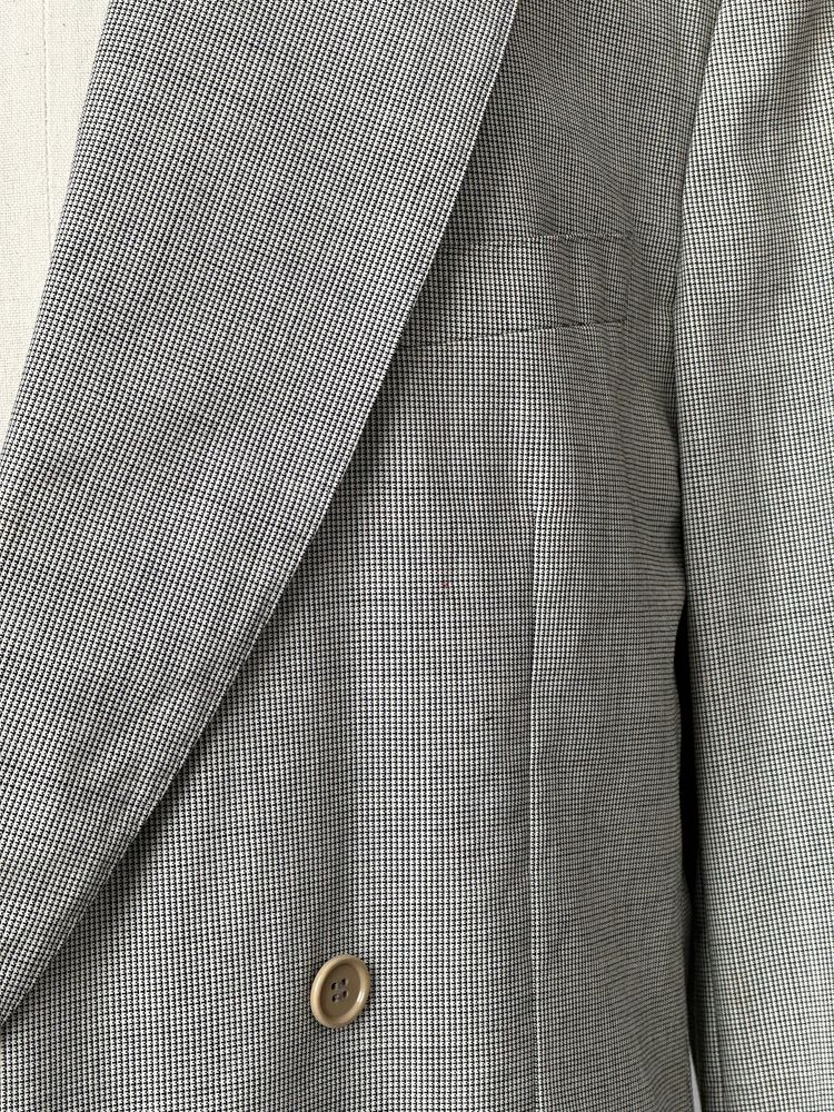 Canali 1980s Pure Wool Double Breasted Blazer - 48L image 2