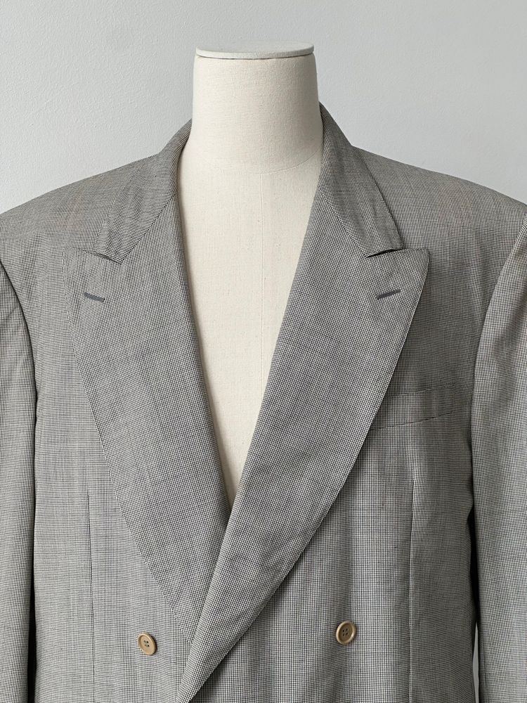 Canali 1980s Pure Wool Double Breasted Blazer - 48L image 6