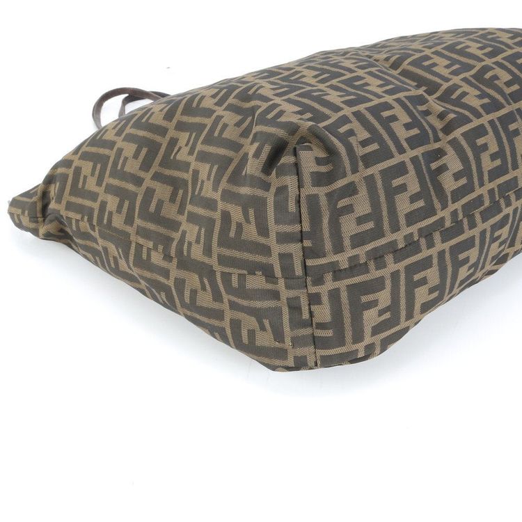 Fendi Zucca Pattern Brown Tote Bag image 7