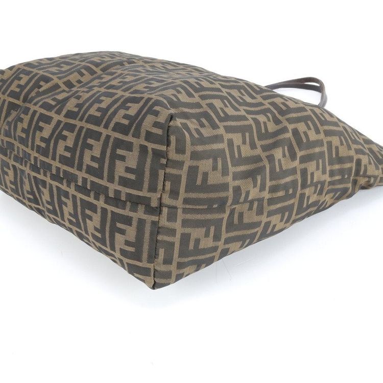 Fendi Zucca Pattern Brown Tote Bag image 10