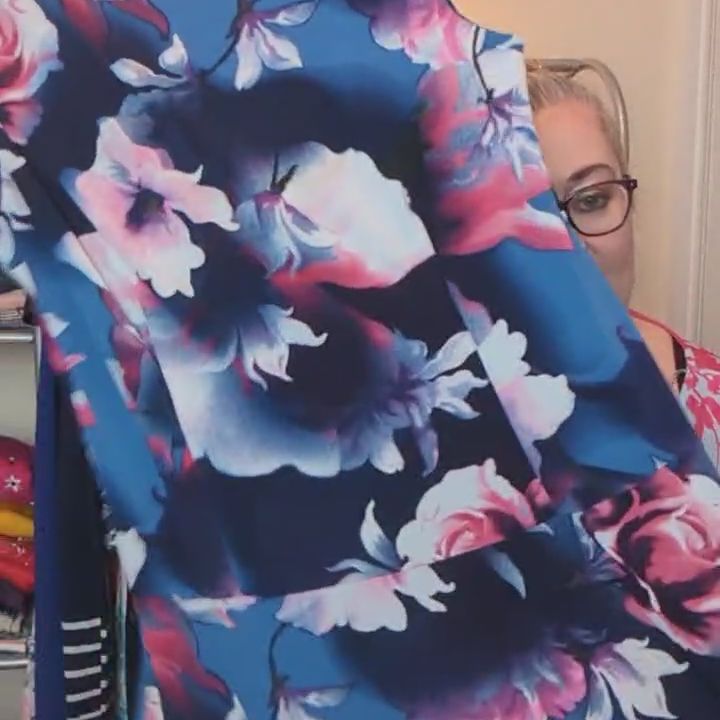 Other Connected Apparel Size 14 Blue Floral Pattern product image