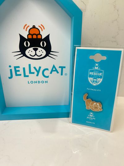 Jellycat Rescue Scruffles Dog Pin BNWT Goodwoof exclusive