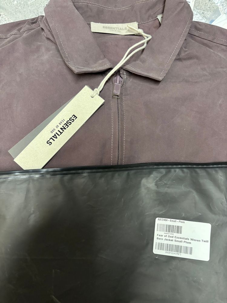 Fear Of God Essentials barn jacket £237 RRP