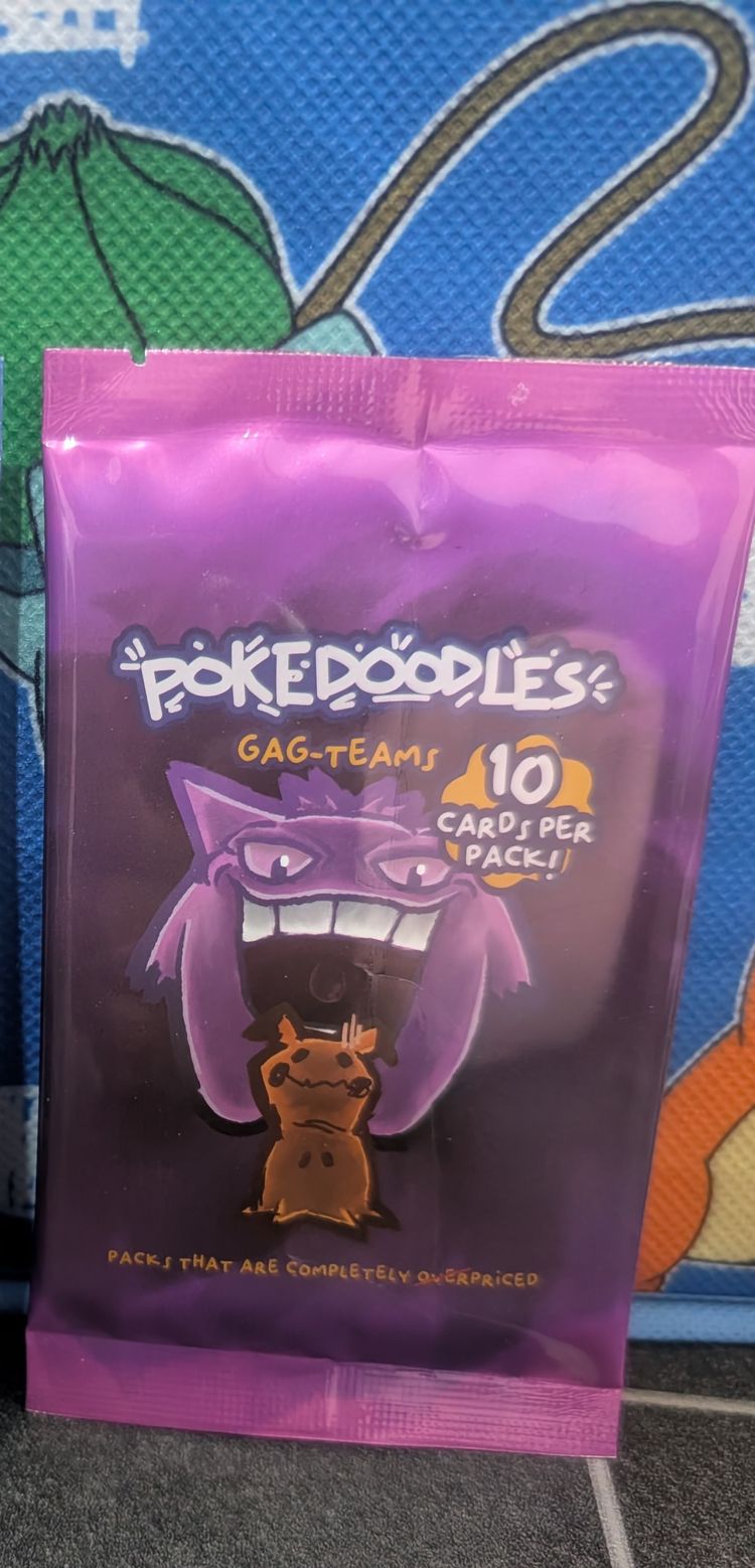 Pokedoodles Gag-Teams Trading Card Pack