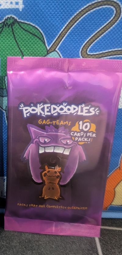 Pokedoodles Gag-Teams Trading Card Pack
