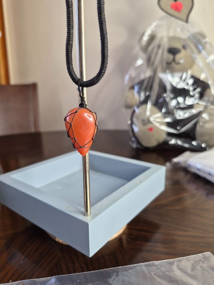 Other Orange Stone Pendant Necklace product image