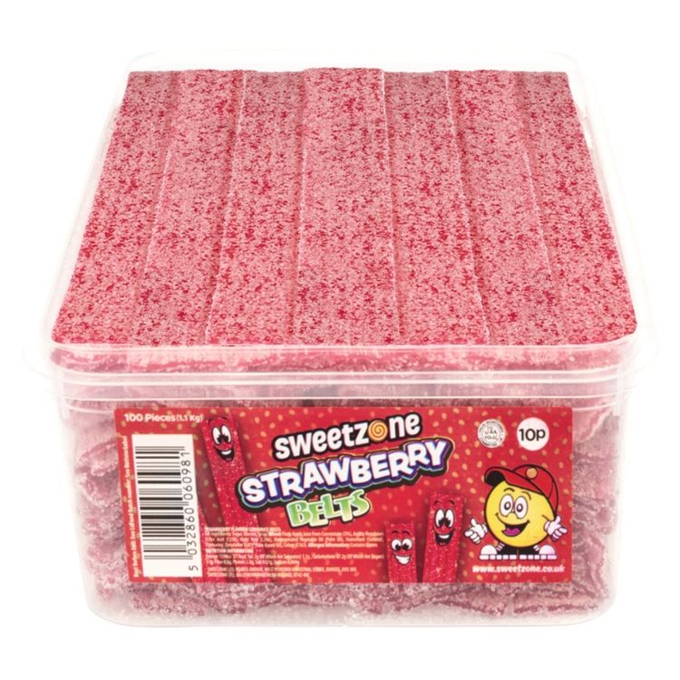 Sweetzone Strawberry Belts Candy