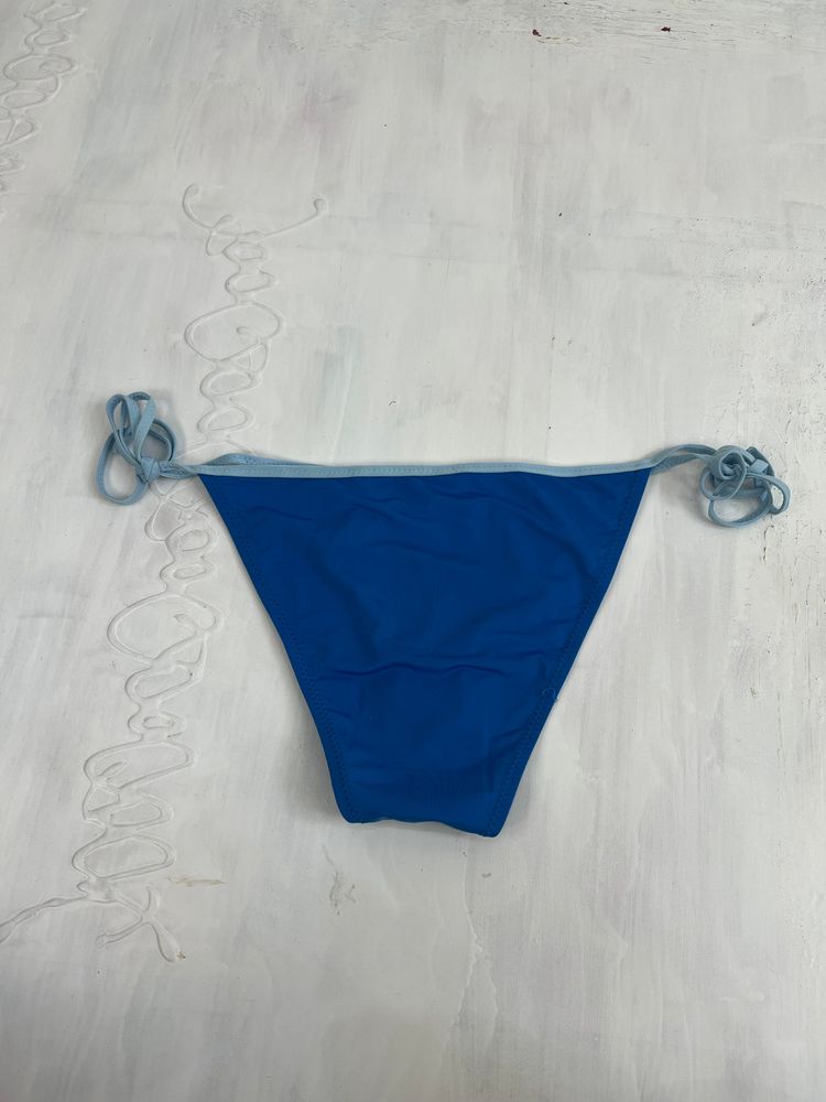 GIRLBAND DROP | small two tone blue bikini bottoms image 3