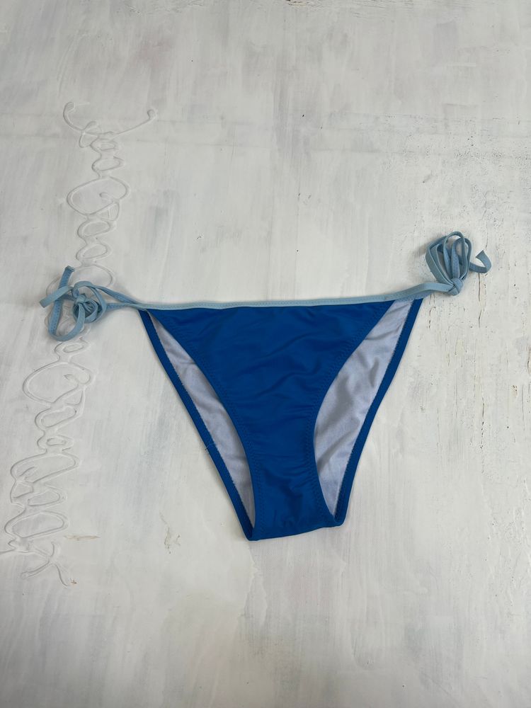 GIRLBAND DROP | small two tone blue bikini bottoms image 1