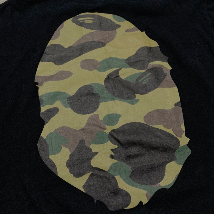 Bape Large Big Ape Head 1st Camo Black Tee A Bathing Ape image 6