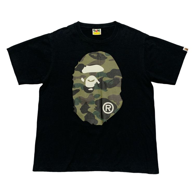 Bape Large Big Ape Head 1st Camo Black Tee A Bathing Ape image 1
