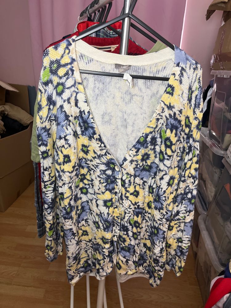 J. Jill Floral Long Sleeve Cardigan product image