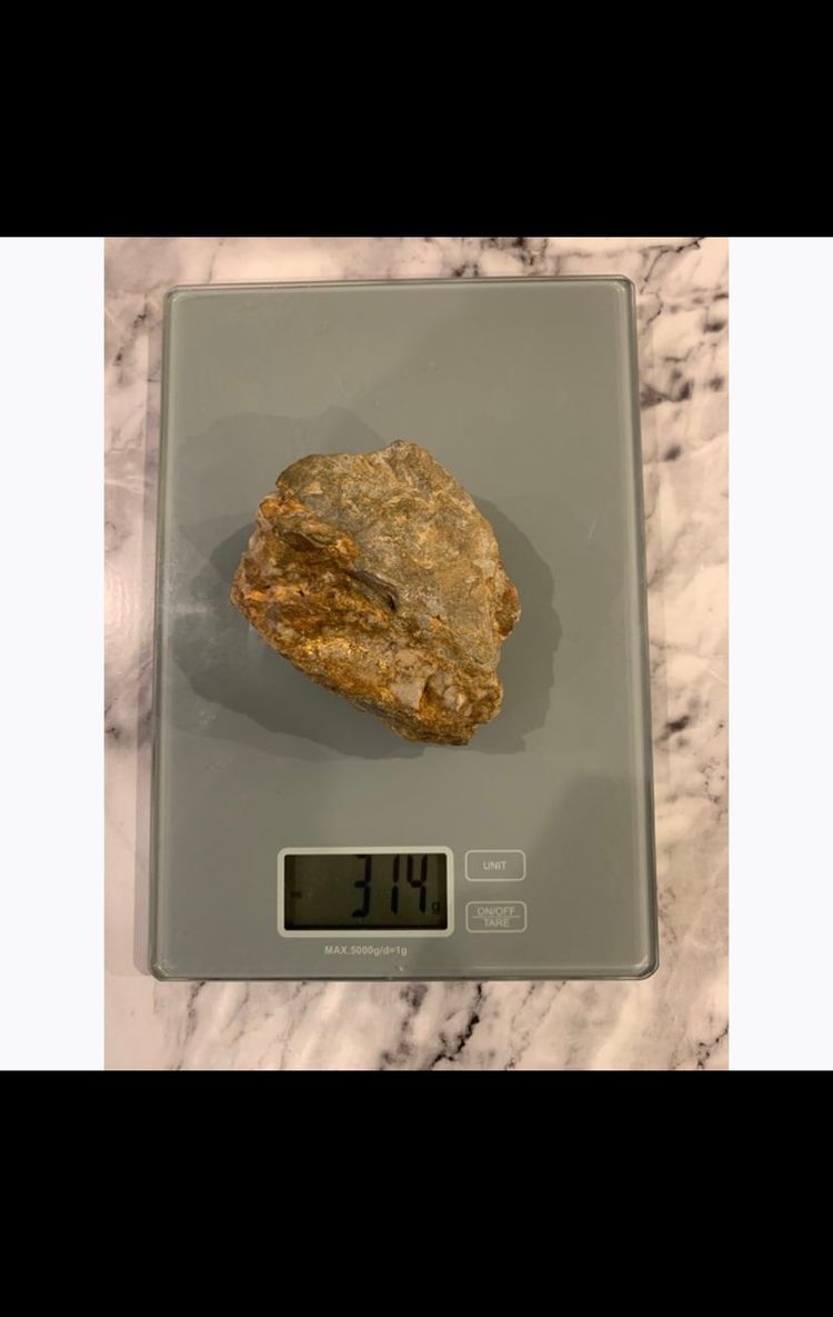Pyrit Gold ore Nugget -314 grams -(1) (Vein Minimg) Australia  image 1