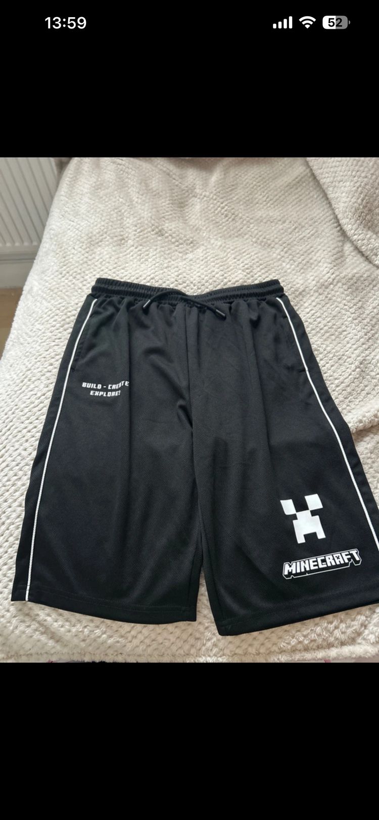 Minecraft Minecraft Black Shorts product image