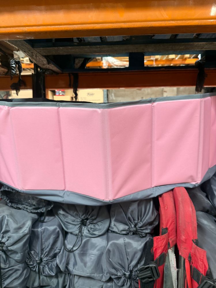 Pink And Gray Foldable ball pit 