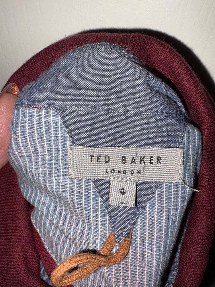 Ted Baker Burgundy Zip-Up Jacket 5