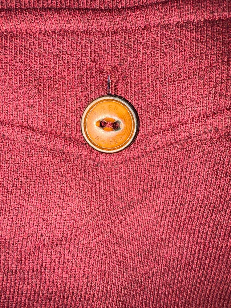 Ted Baker Burgundy Zip-Up Jacket 3