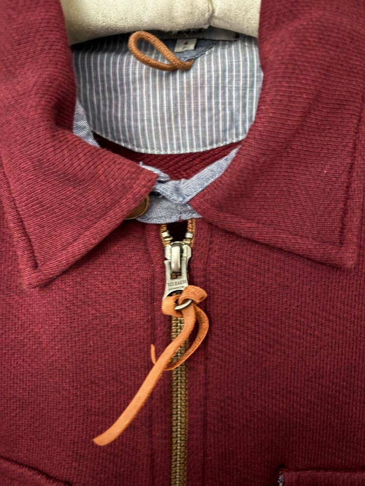 Ted Baker Burgundy Zip-Up Jacket 2