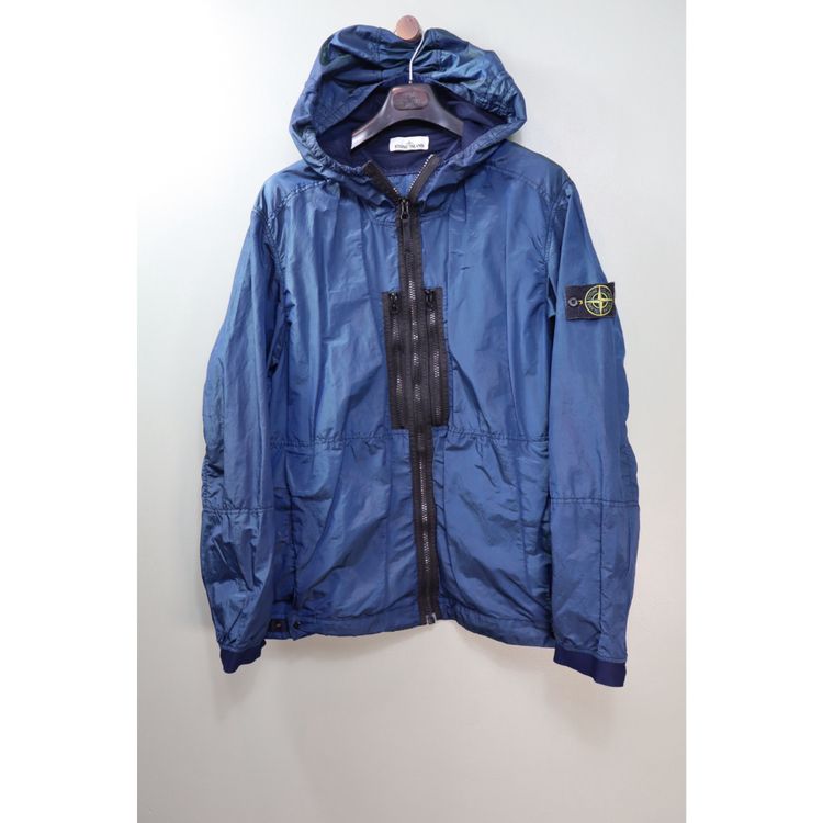 Stone Island Blue/Green Nylon Metal Weft Jacket