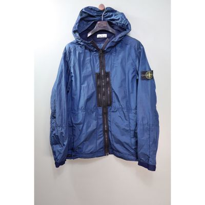 Stone Island Blue/Green Nylon Metal Weft Jacket