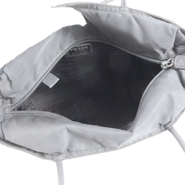 Prada Black Logo Nylon Tessuto Tote Shoulder Bag 10