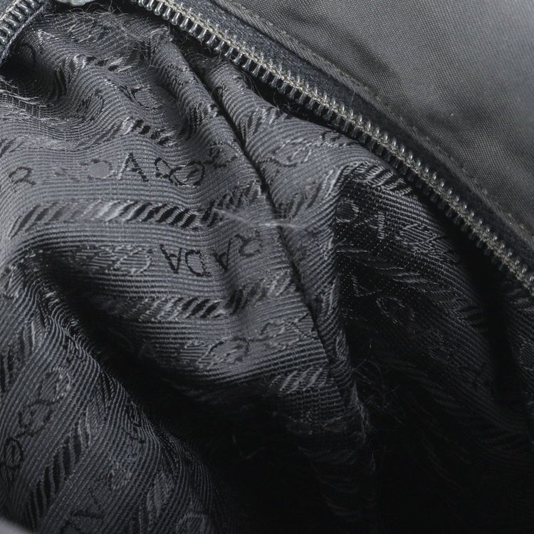 Prada Black Logo Nylon Tessuto Tote Shoulder Bag 3