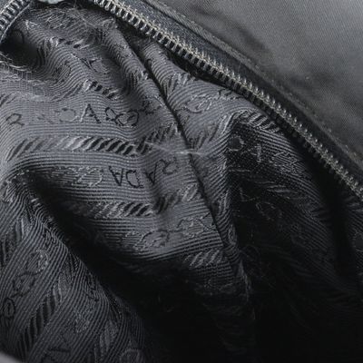 Prada Black Logo Nylon Tessuto Tote Shoulder Bag 3
