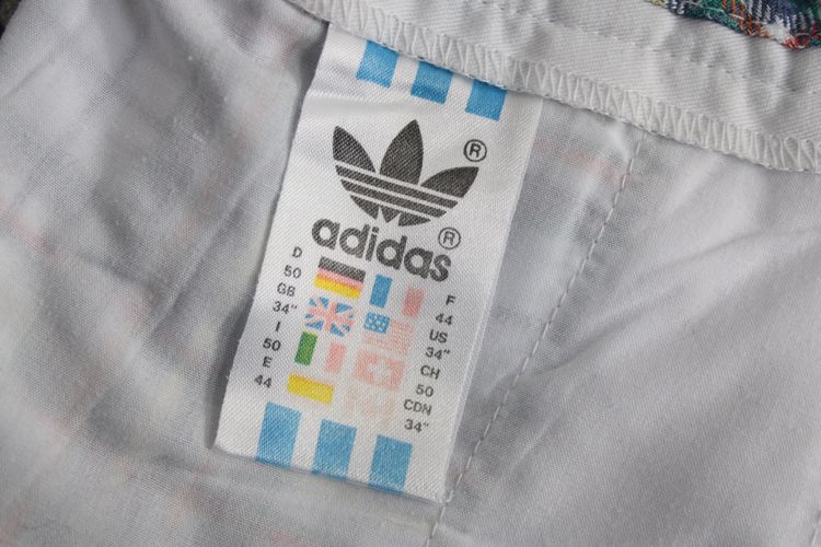 ADIDAS 90'S VINTAGE STEFAN EDBERG INDIAN WELLS OPEN 1994 TENNIS SHORTS LARGE image 5