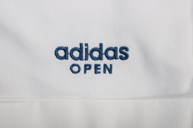 ADIDAS 90'S VINTAGE STEFAN EDBERG INDIAN WELLS OPEN 1994 TENNIS SHORTS LARGE image 2