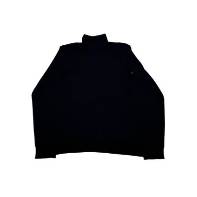 Stone Island Navy Ghost Piece Turtle Neck Jumper