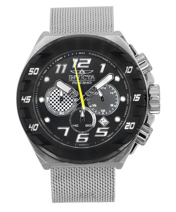 Immagine di Invicta Racing Chronograph GMT Stainless Steel Grey Dial Quartz 47203 Men's Watch 1