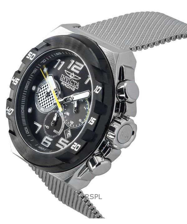 Immagine di Invicta Racing Chronograph GMT Stainless Steel Grey Dial Quartz 47203 Men's Watch 5