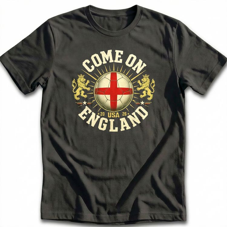 Come On England Football T-Shirt US 2