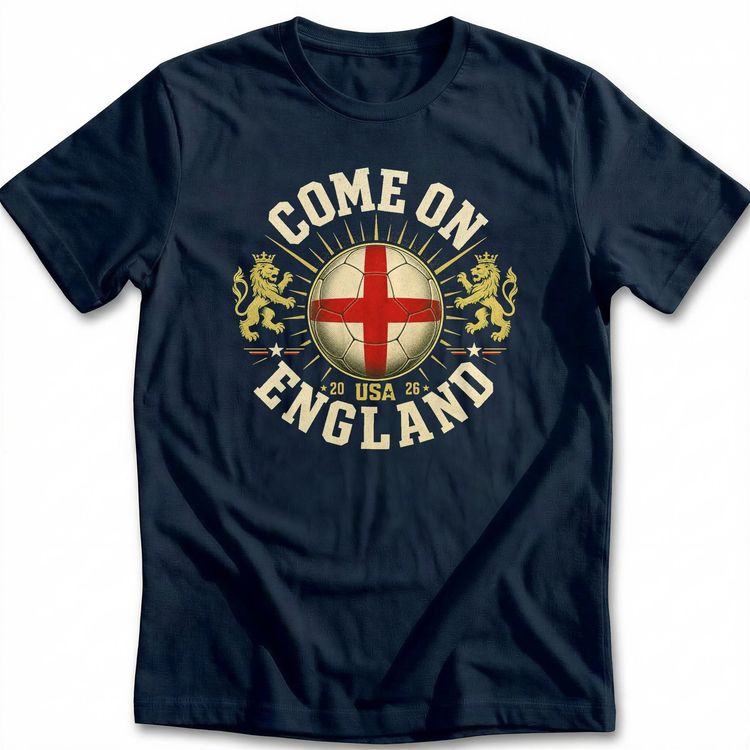 Come On England Football T-Shirt US