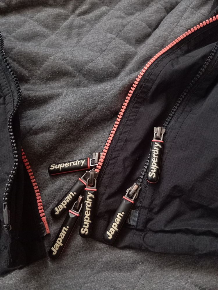 Superdry Black Windcheater Jacket 6