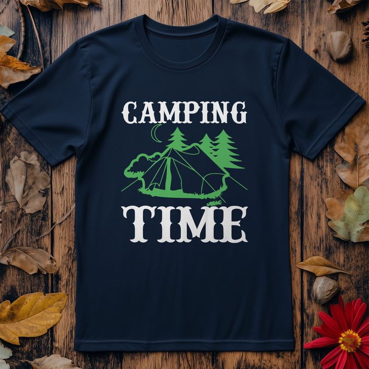 Camping Time = 3-01 T-Shirt – Funny