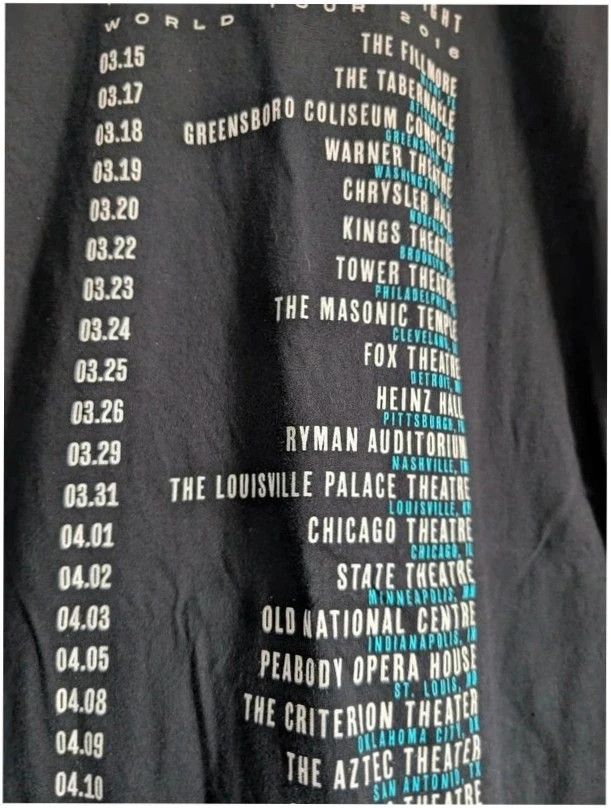 Kirk Franklin 2016 Tour T-Shirt Black XL Gospel Music Graphic Band Tee Unisex image 7