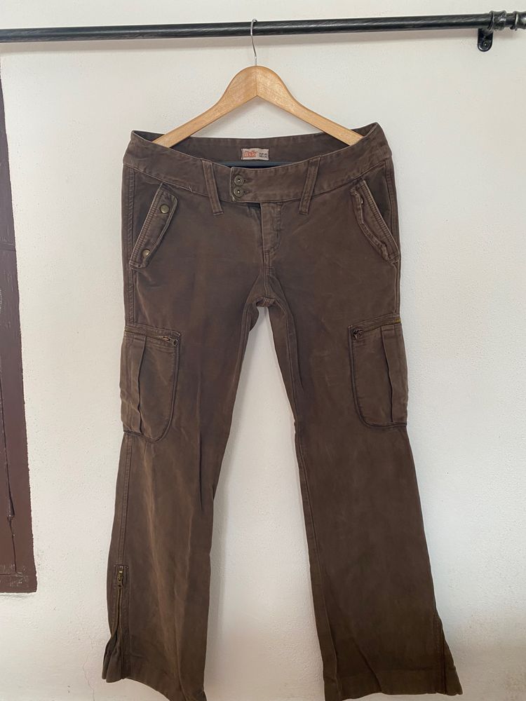 Brown Cargo Pants
